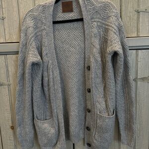 Canadiana Button Up Knit Cardigan